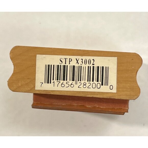 RARE Ghost in box Rubber Stamp By Canadian Maple Collections Halloween - Picture 3 of 4